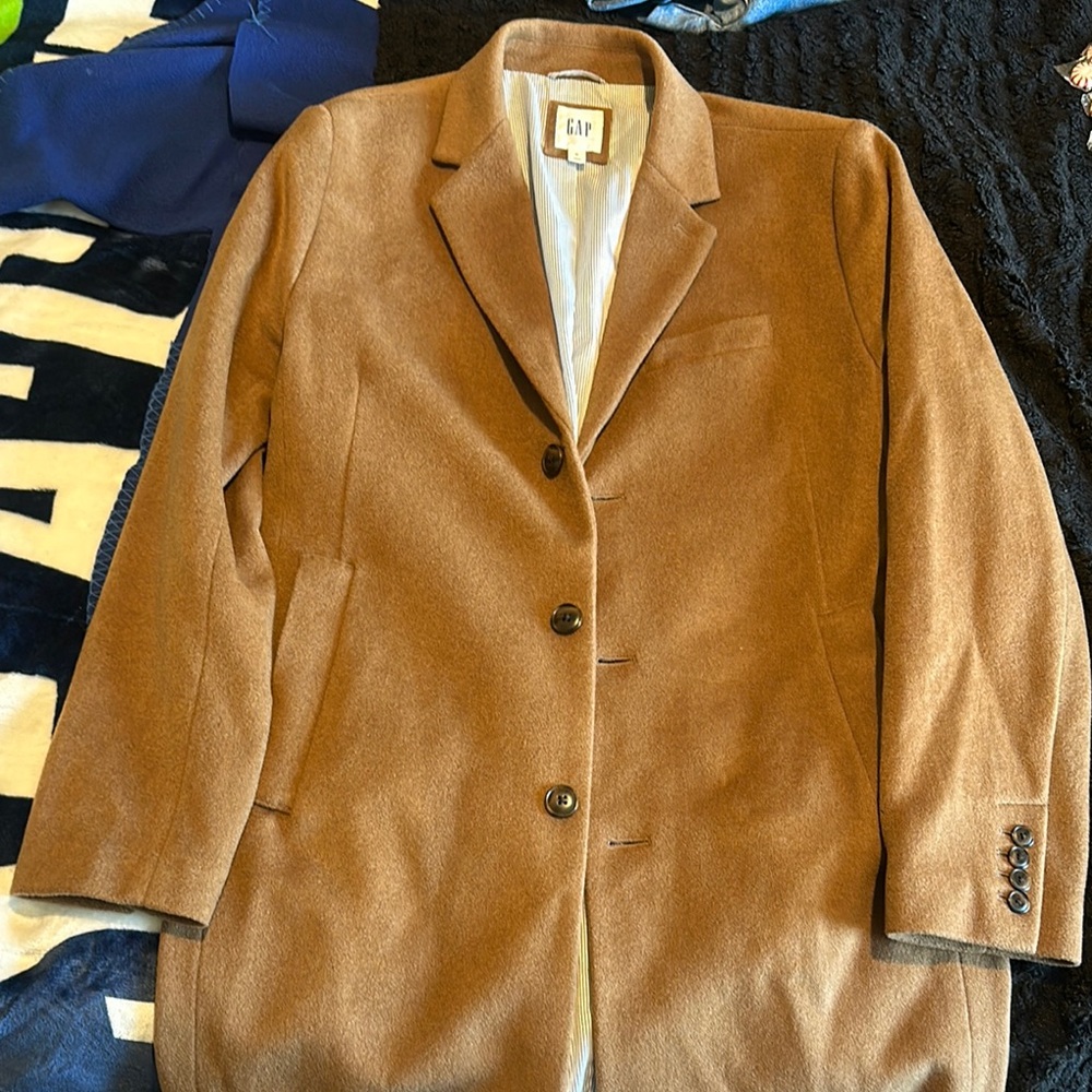 GAP Brown Trench Coat Classic Style